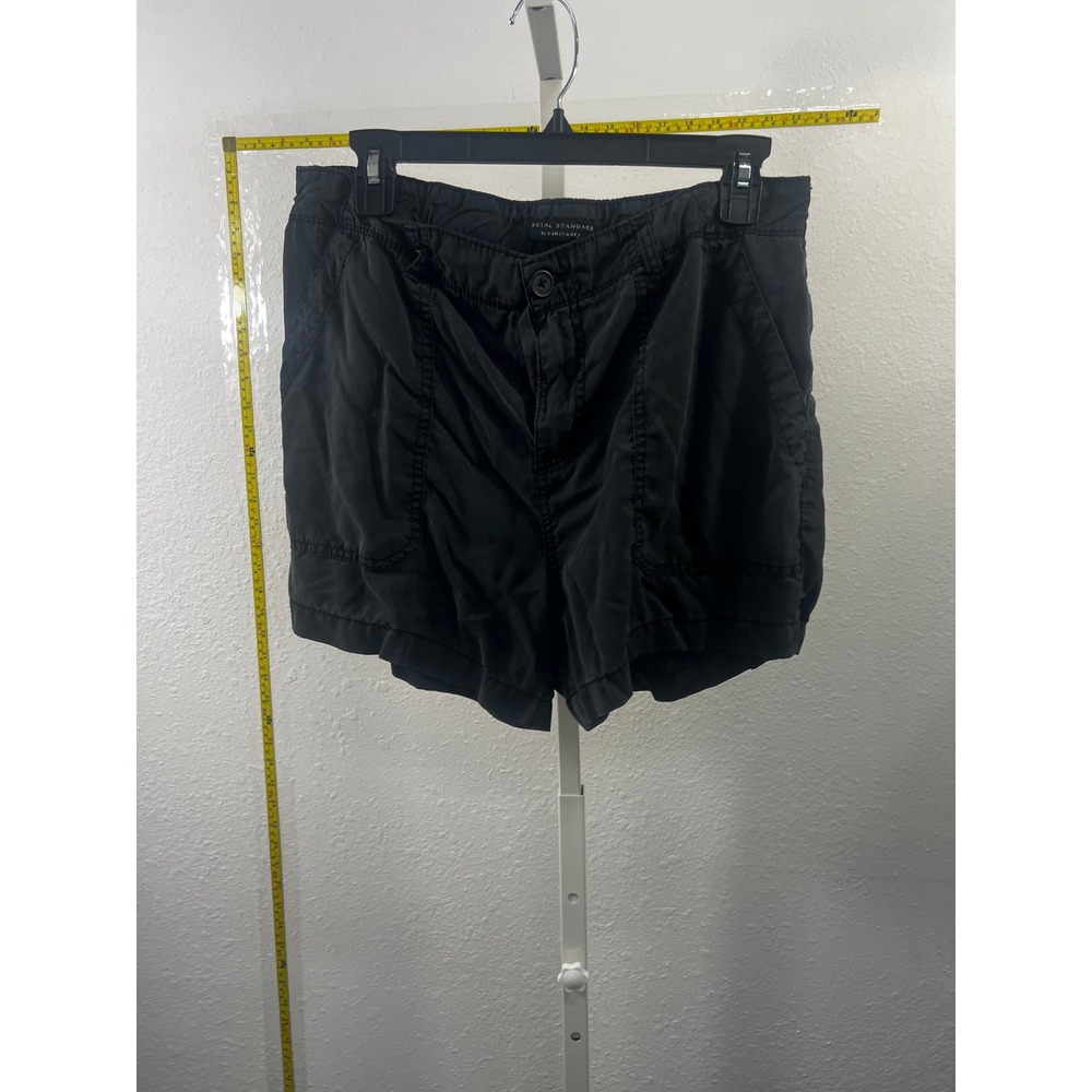 Social Standard by Sanctuary Black Utility Cargo Shorts Womens Size Large L
